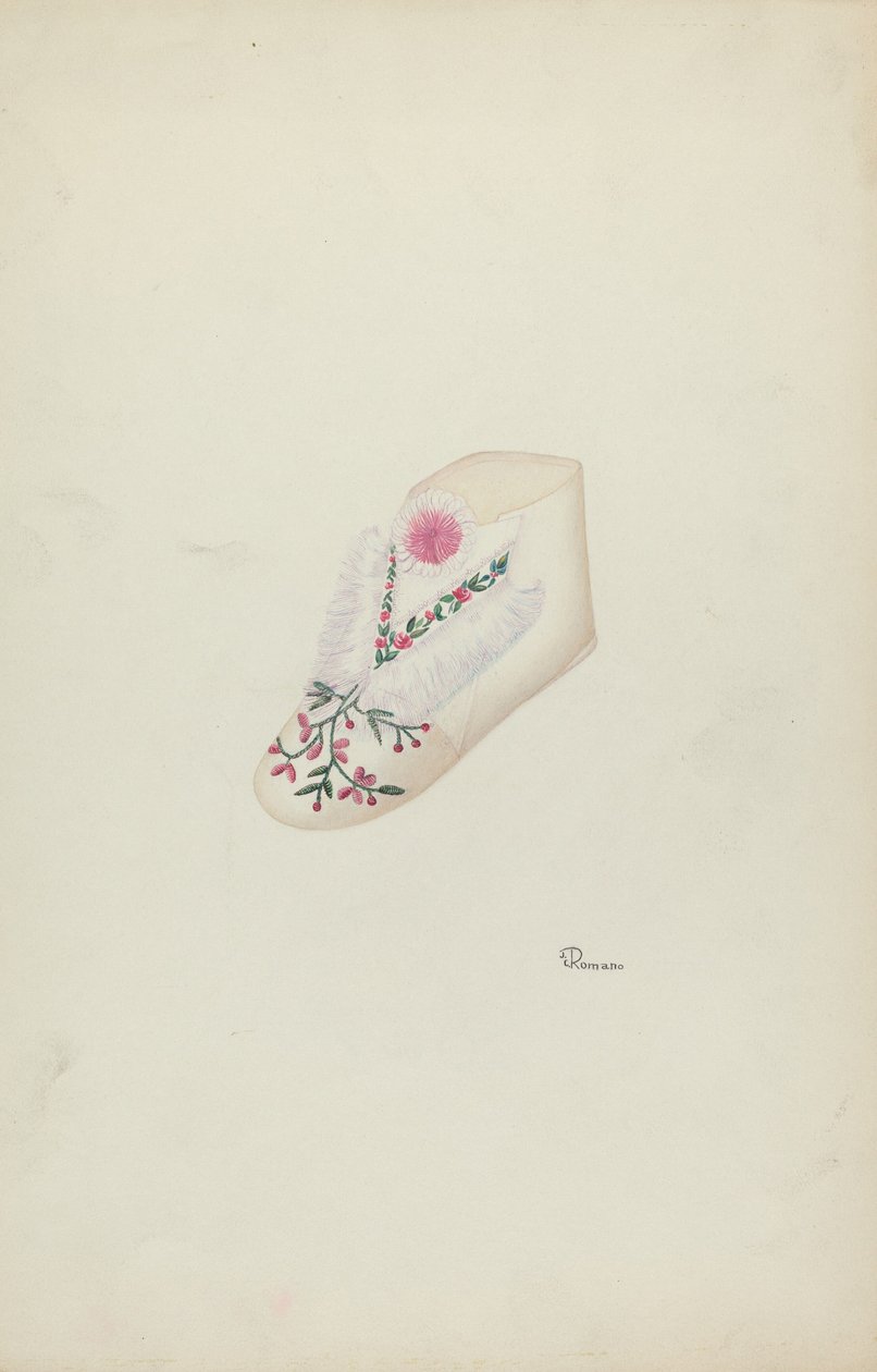 Babys sko, ca. 1938. af Josephine C. Romano