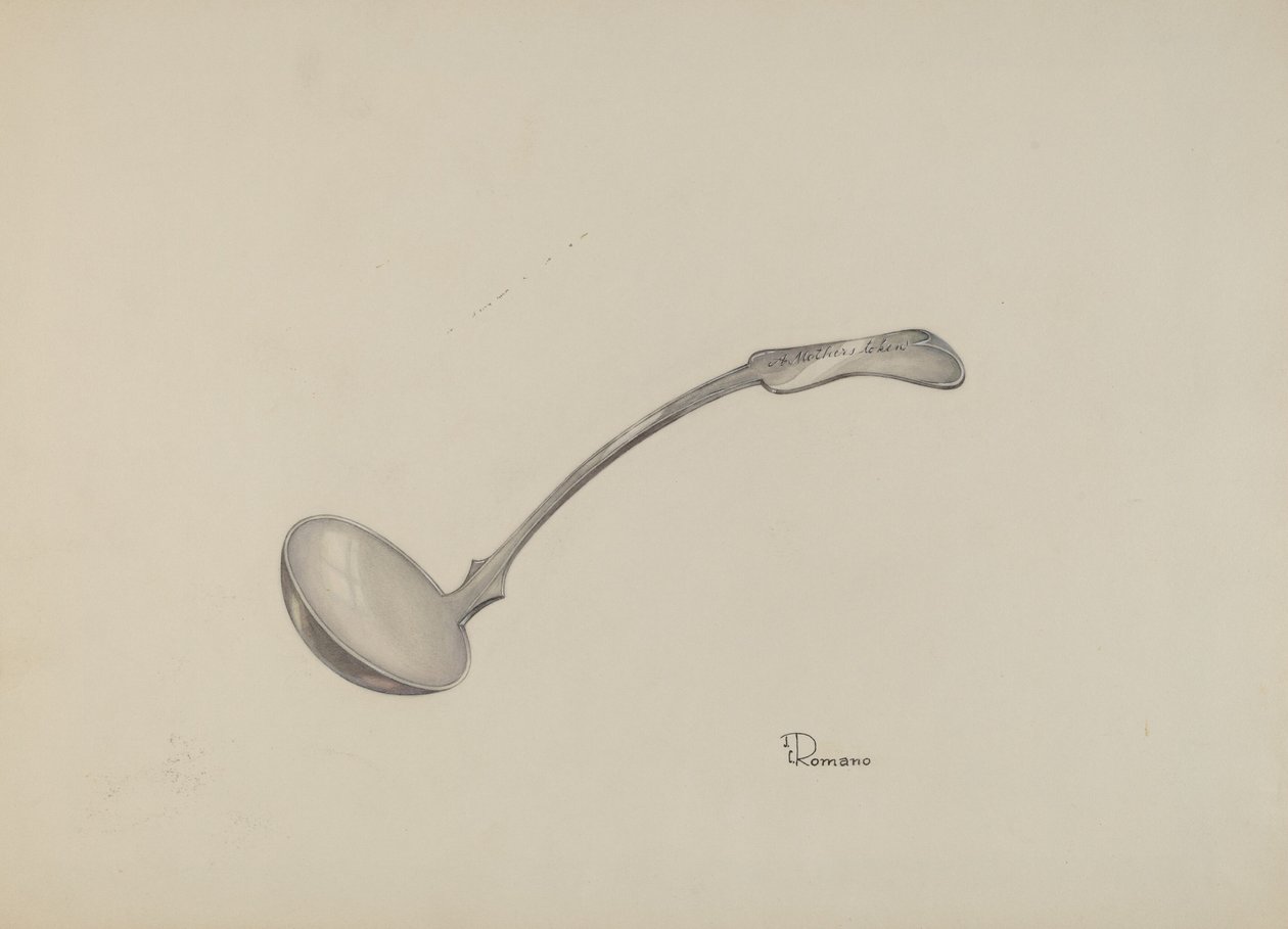 Flødeske, ca. 1937. af Josephine C. Romano