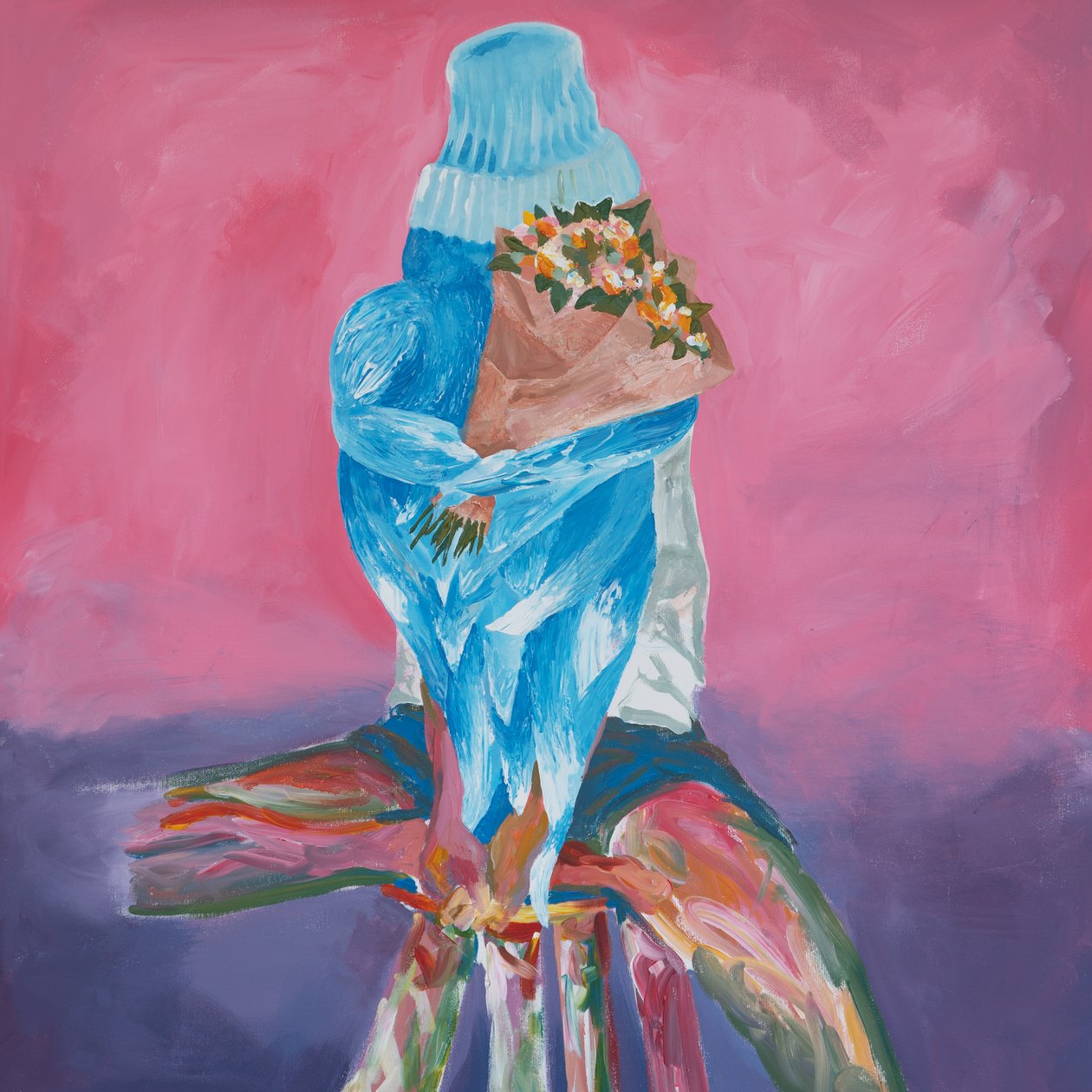Chasing Love, 2023 (akryl på lærred) af Josephine Henning