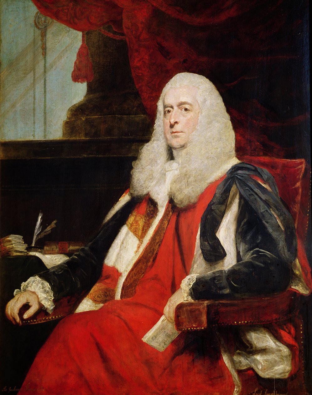 Alexander Loughborough, jarl Rosslyn og lordkansler, 1785 af Joshua Reynolds