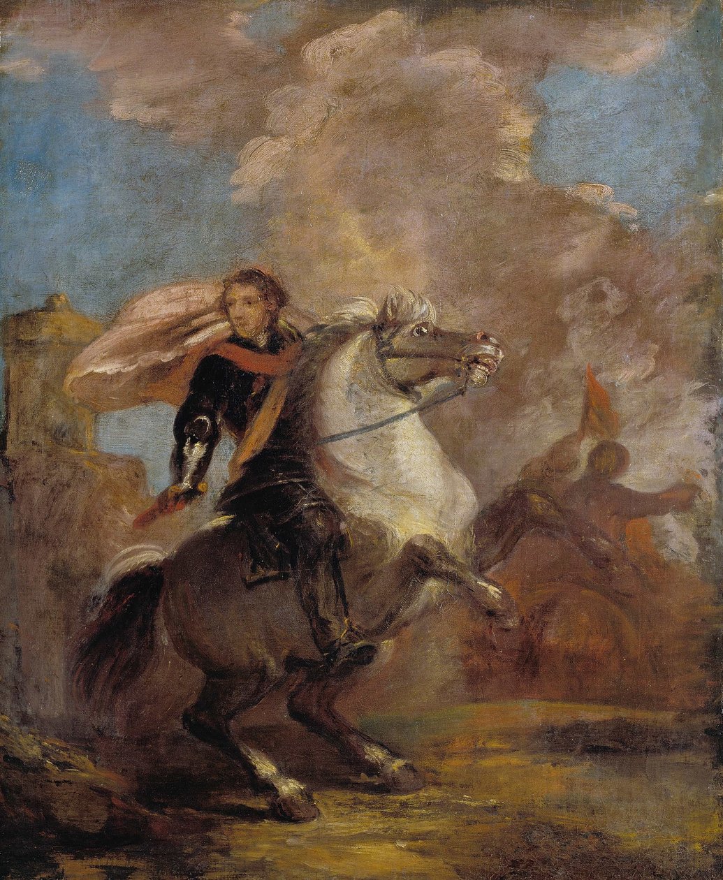 En betjent til hest af Joshua Reynolds