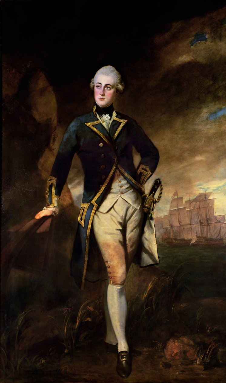 Kaptajn Lord Robert Manners, 1782 af Joshua Reynolds