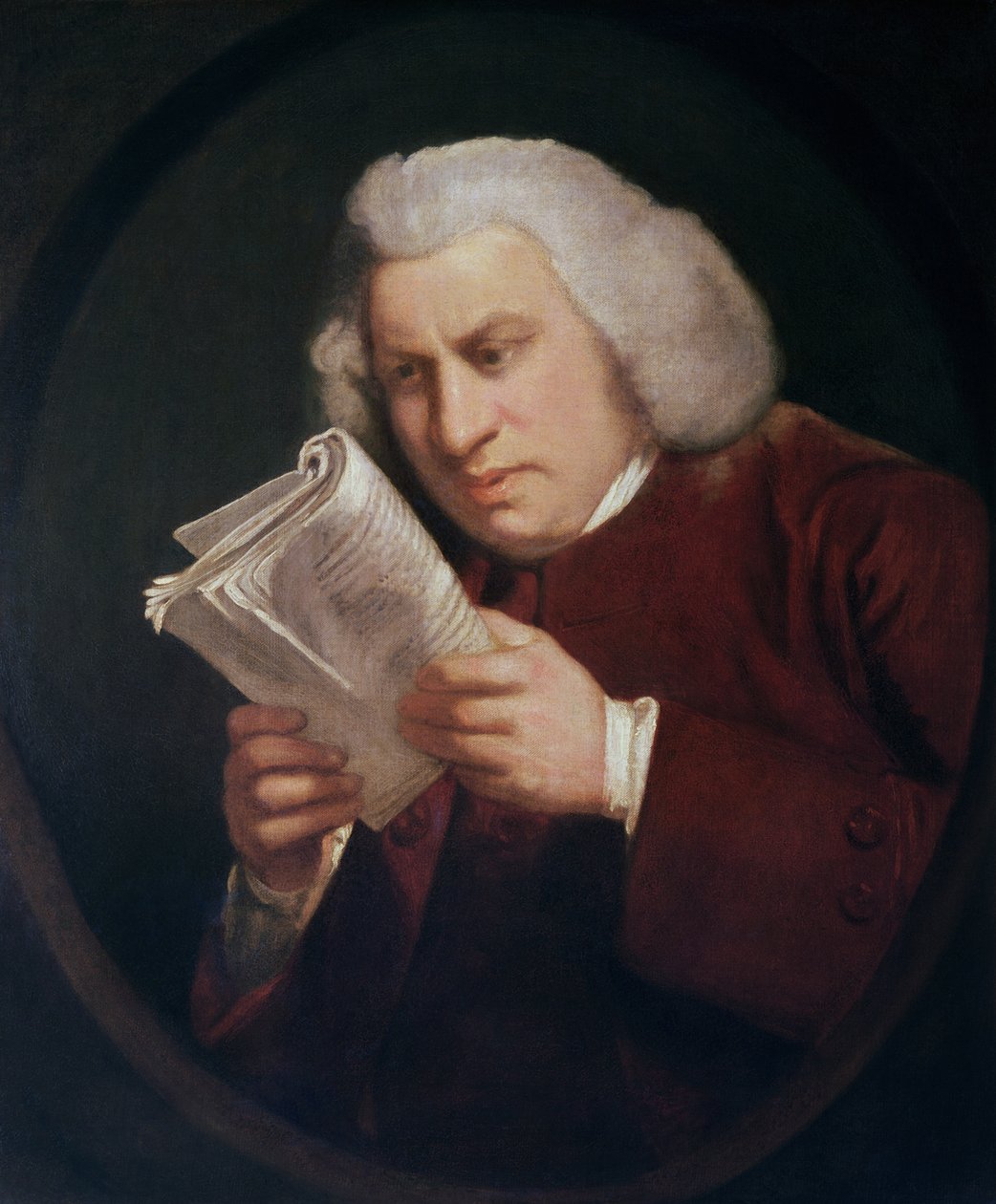 Dr. Samuel Johnson (1709-84) 1775 af Joshua Reynolds