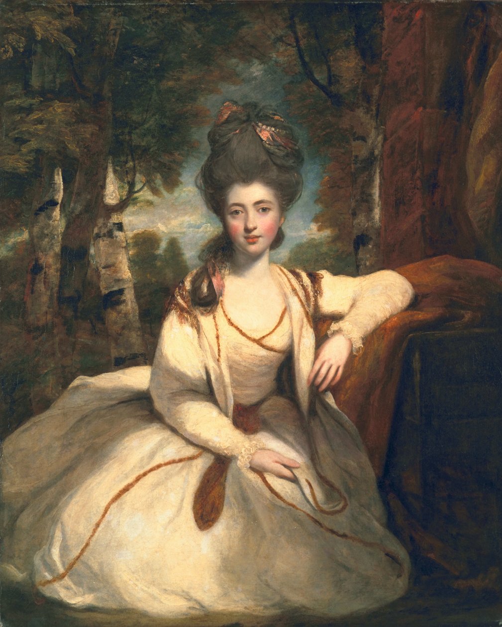 Frances Molesworth, senere marskineserinde Camden, 1777 af Joshua Reynolds