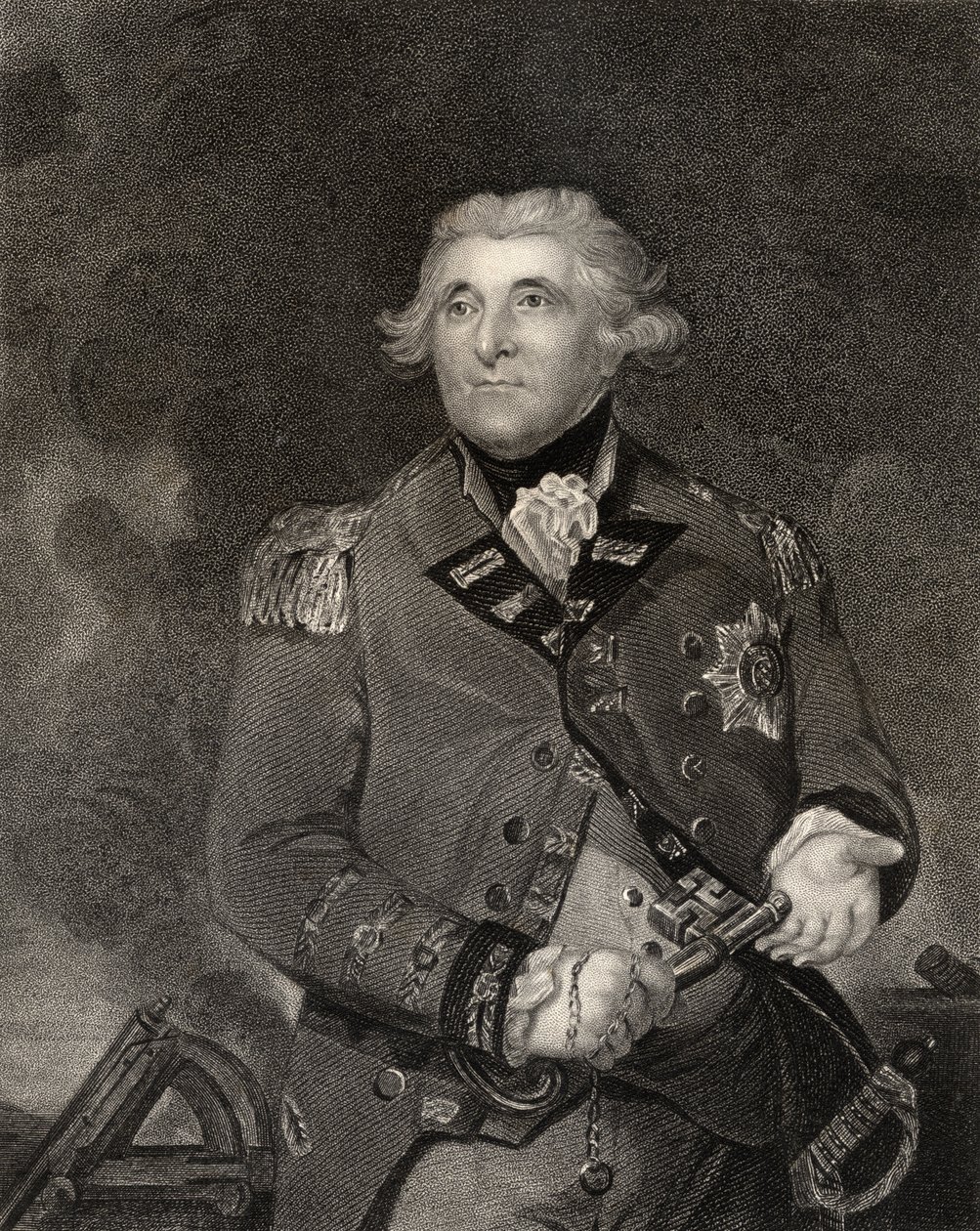 George Augustus Eliott, graveret af J. Cochran, fra 