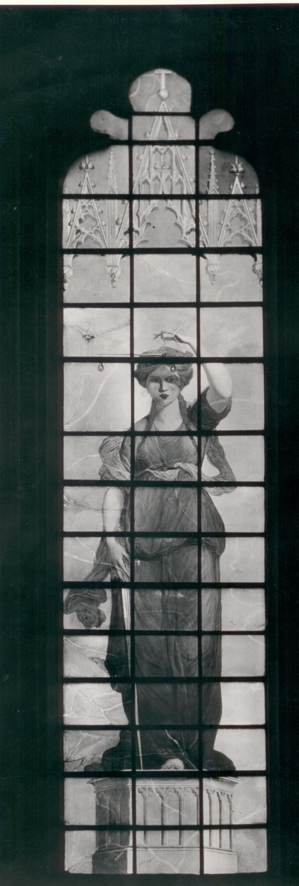 Retfærdighed (farvet glas) af Joshua Reynolds