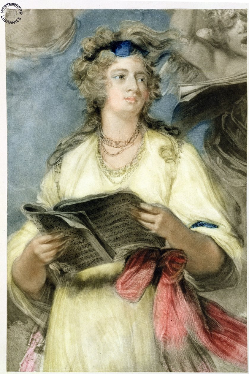 Mrs Billington som St. Cecilia (se også 84565) af Joshua Reynolds