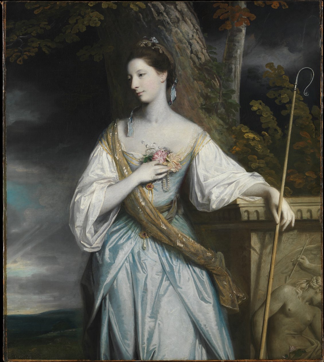 Portræt af Anne Dashwood (1743–1830), senere grevinde af Galloway af Joshua Reynolds