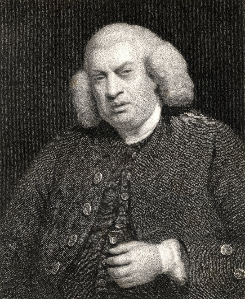 Portræt af Dr. Samuel Johnson (1709-84) af Joshua Reynolds