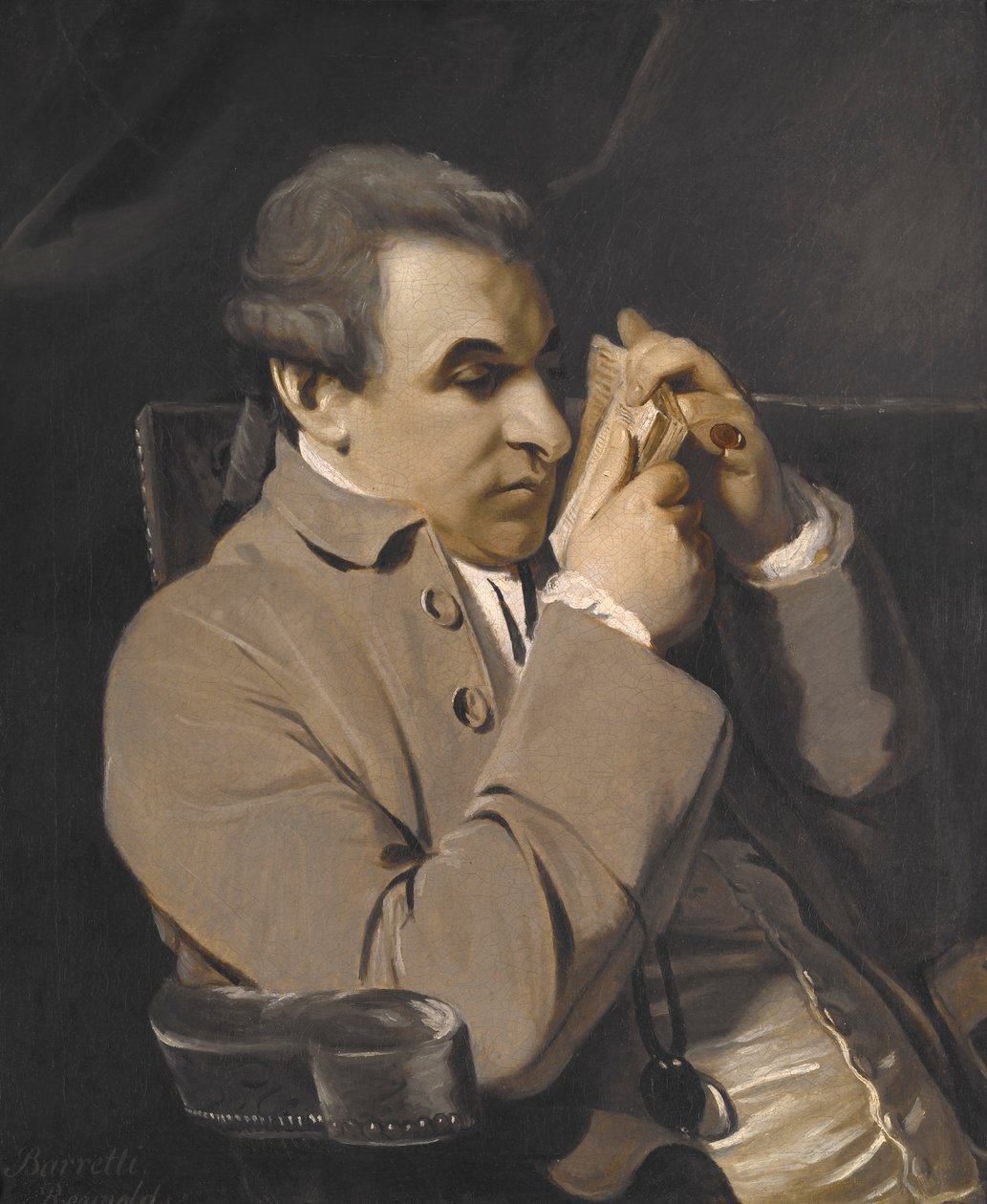 Portræt af Joseph Baretti af Joshua Reynolds
