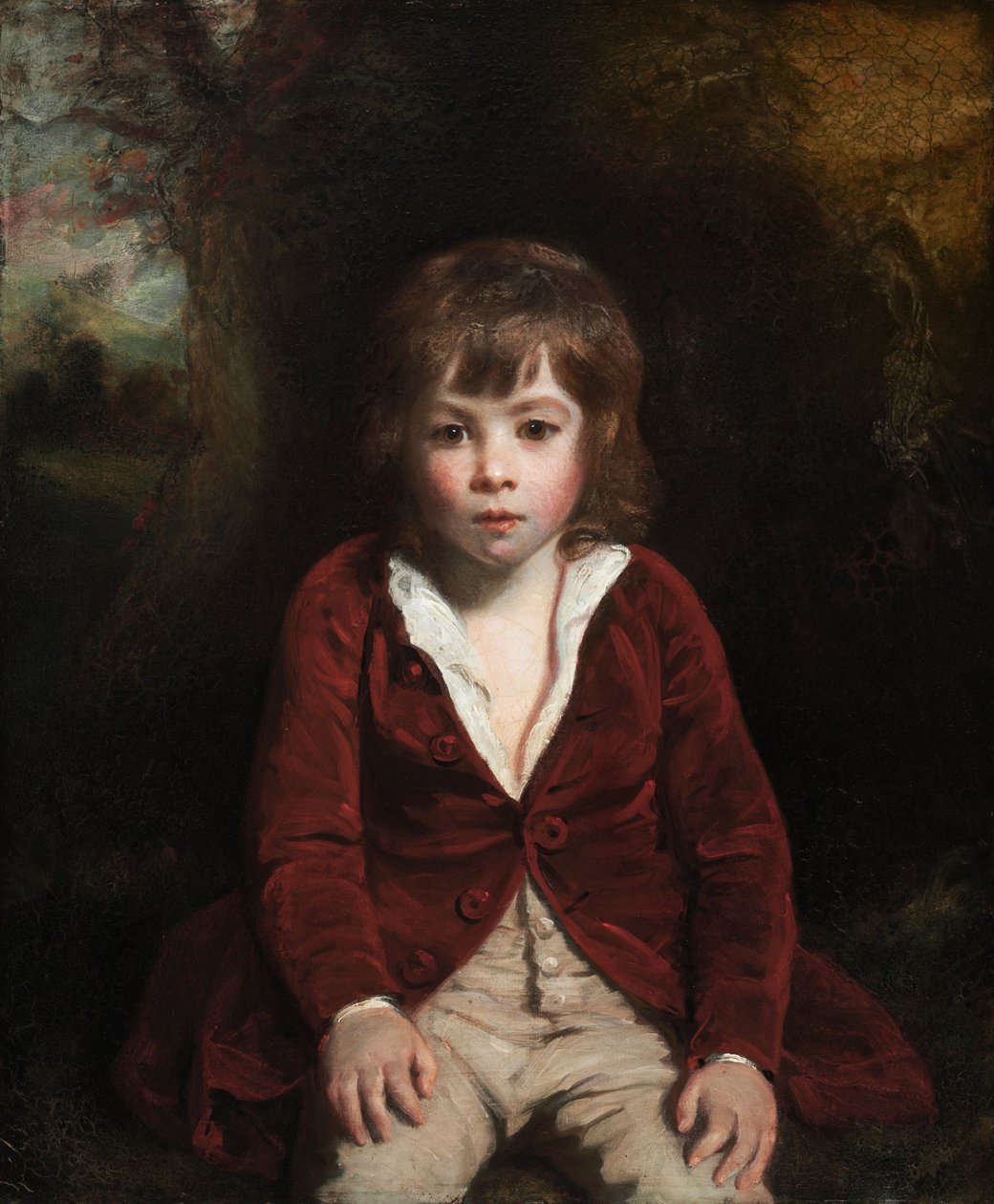 Portræt af mester Bunbury af Joshua Reynolds