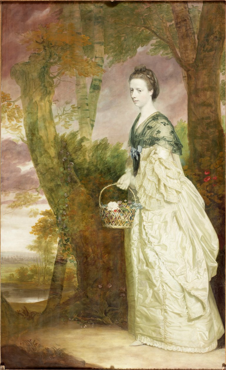 Portræt af fru Elizabeth Riddell, 1763 af Joshua Reynolds