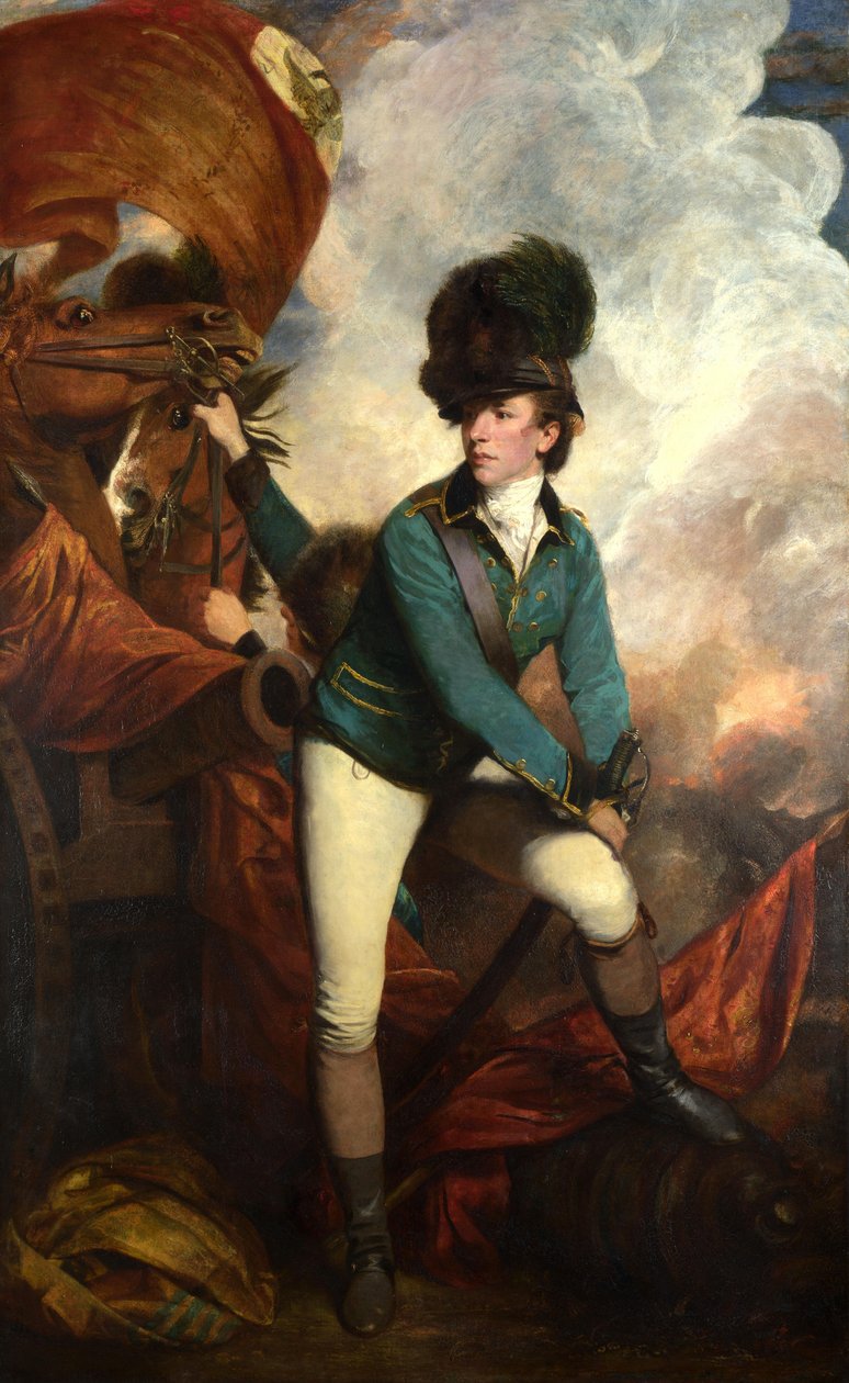 Portræt af Sir Banastre Tarleton (1754-1833) af Joshua Reynolds