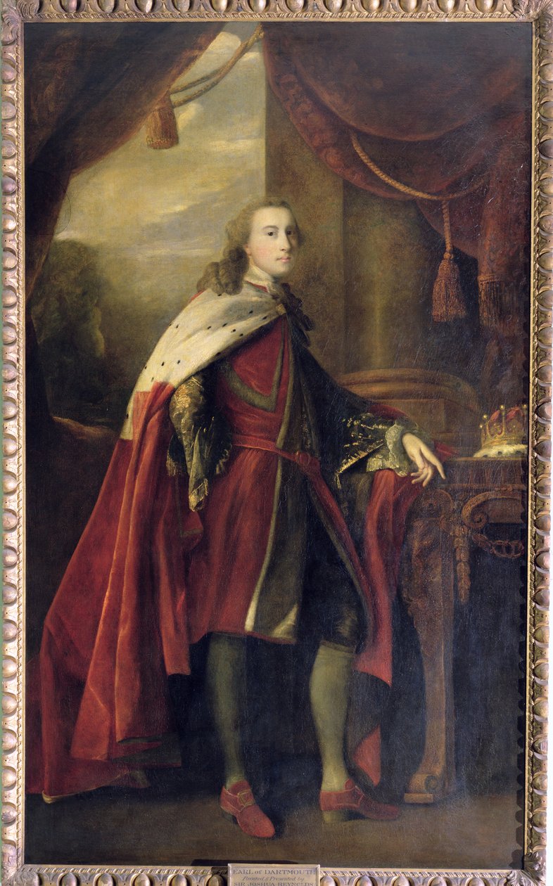 Portræt af William Legge (1731-1801) 2. jarl af Dartmouth, ca. 1757 af Joshua Reynolds