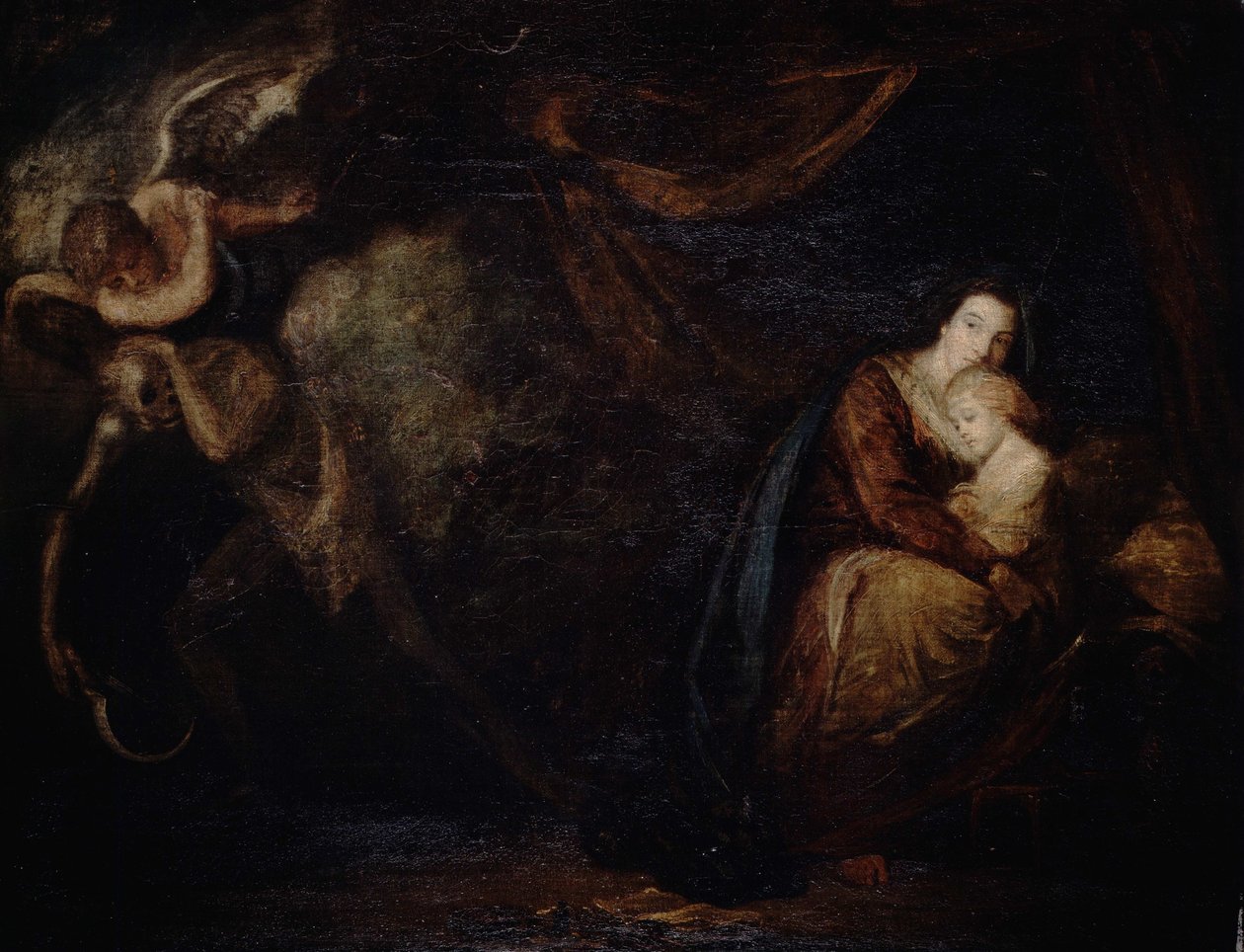 Gendannelse fra sygdom, en allegori af Joshua Reynolds