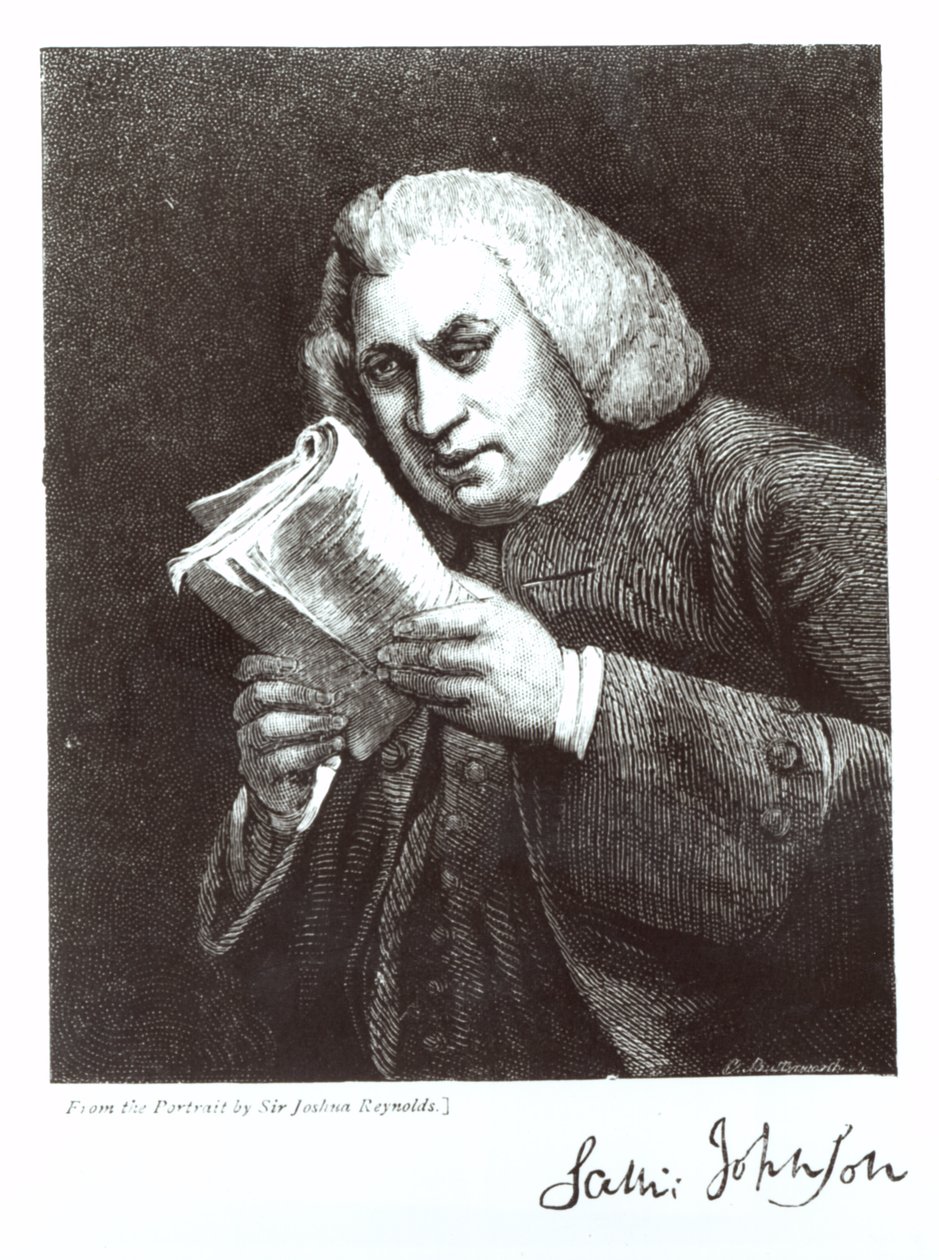 Samuel Johnson (1709-84) af Joshua Reynolds