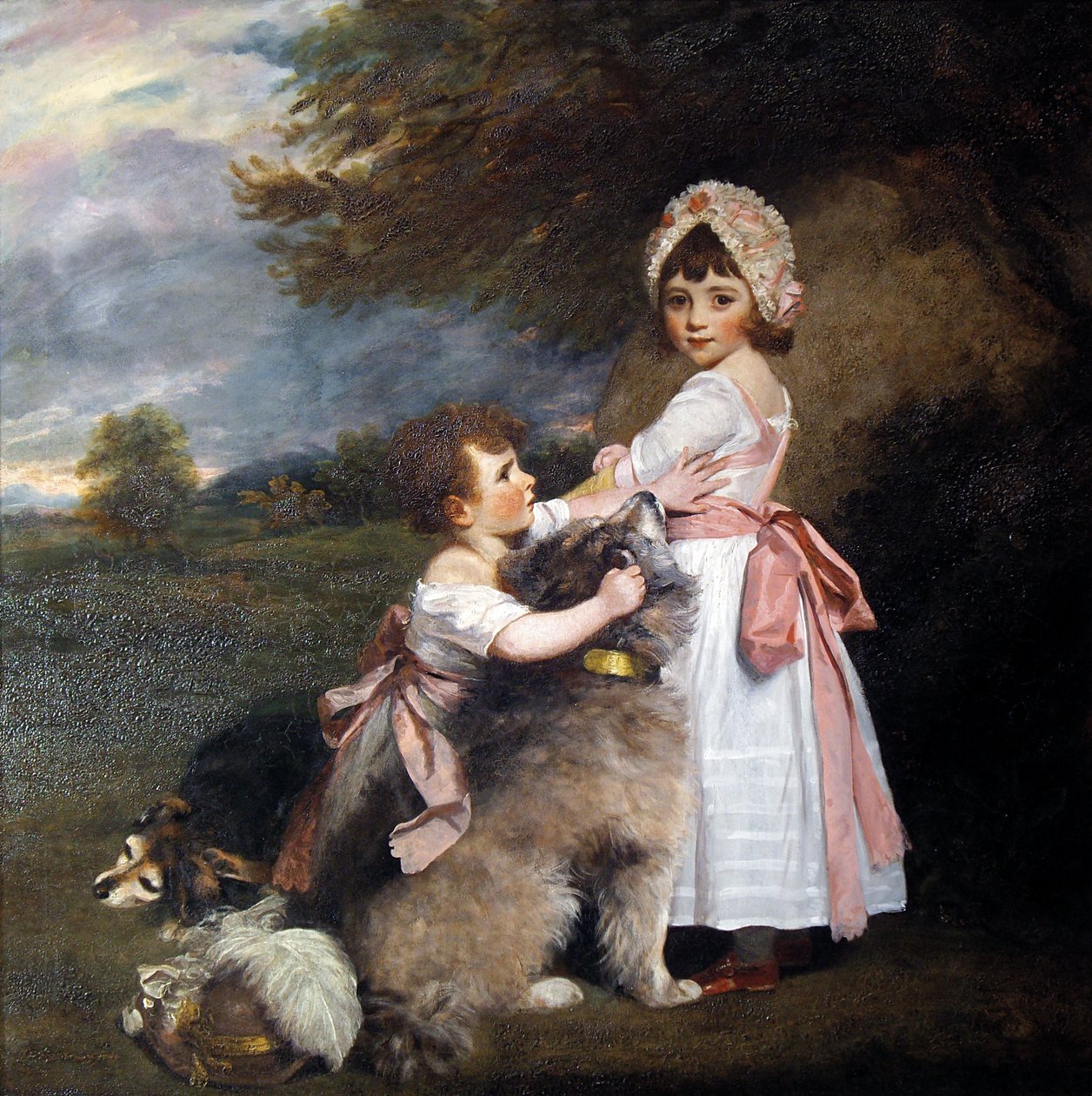 Markisen af Granby og Lady Elizabeth Manners, som børn af Joshua Reynolds