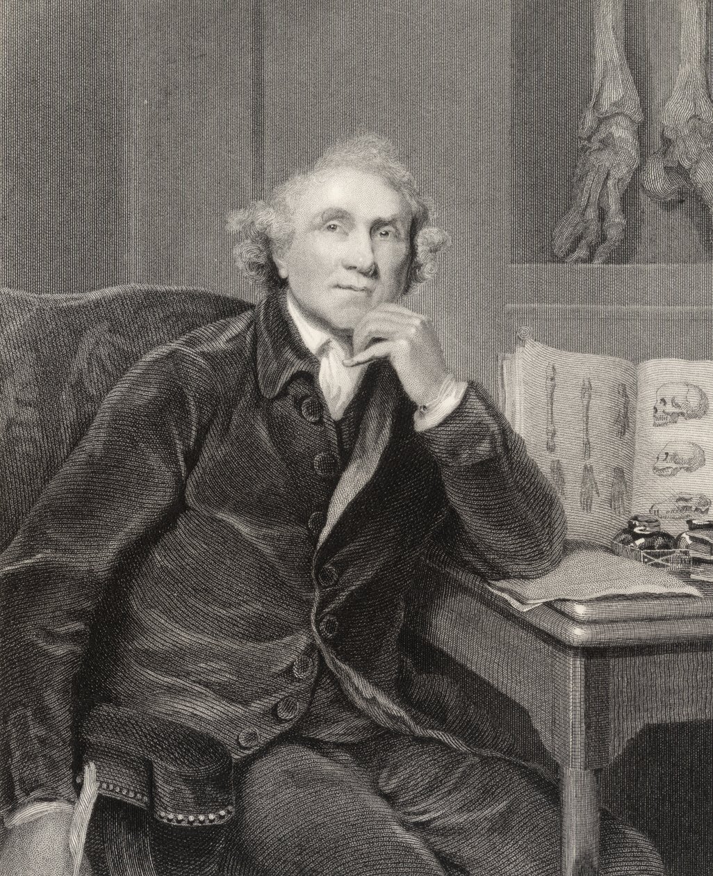 John Hunter, graveret af G.H. Adcock, fra 