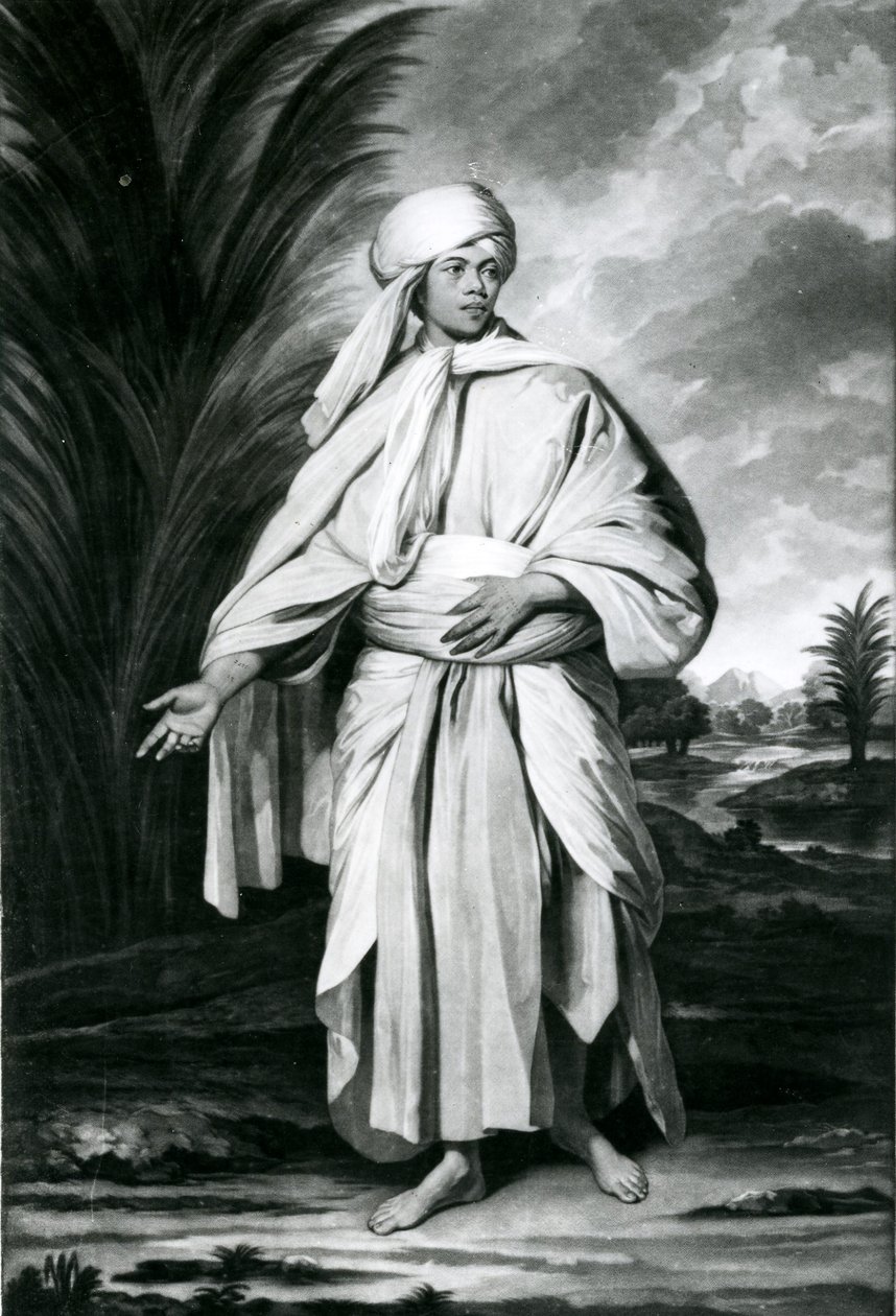 Omai, graveret af John Jacobe af Joshua (after) Reynolds