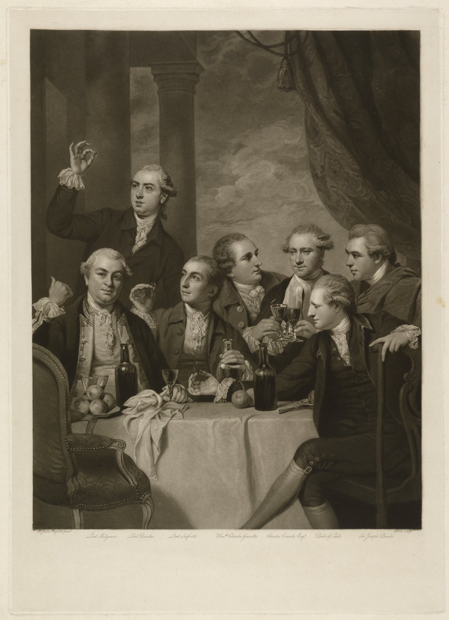Dilettanti Society, graveret af Charles Turner af Joshua (after) Reynolds