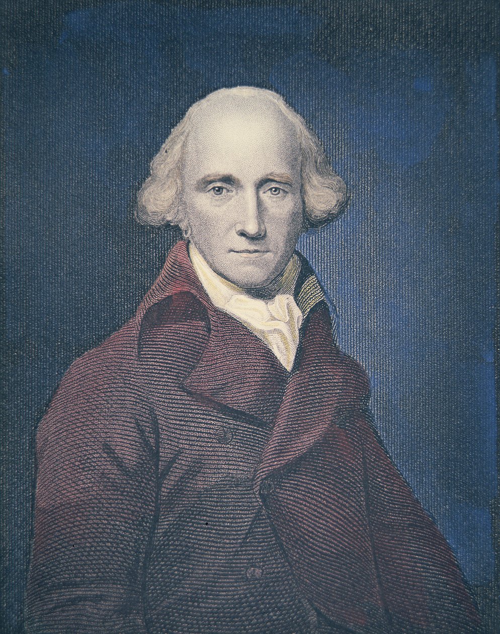 Warren Hastings, graveret af H. Robinson, ca. 1835 (farve litho) af Joshua (after) Reynolds