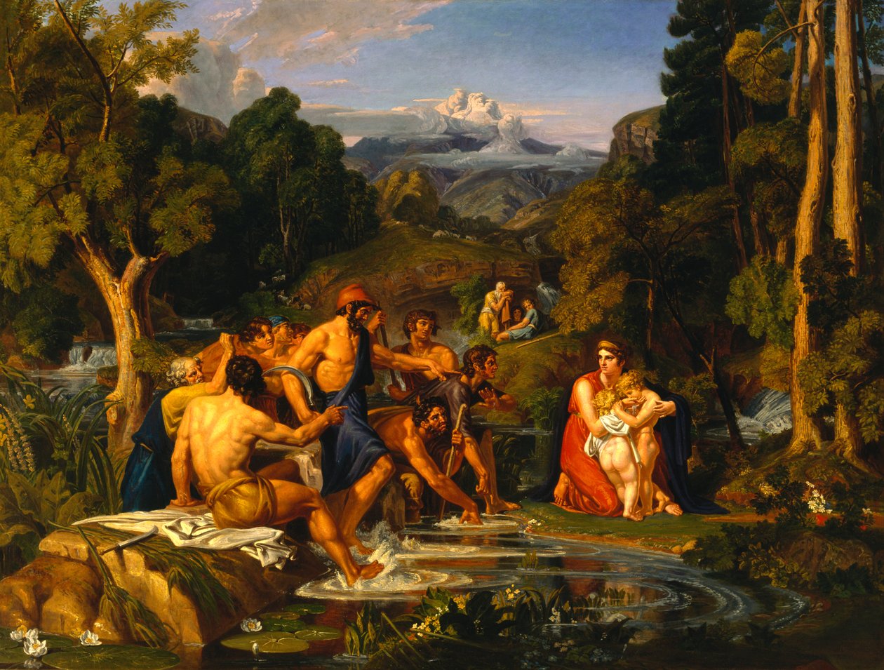 Latona og de lykiske bønder af Joshua Cristall