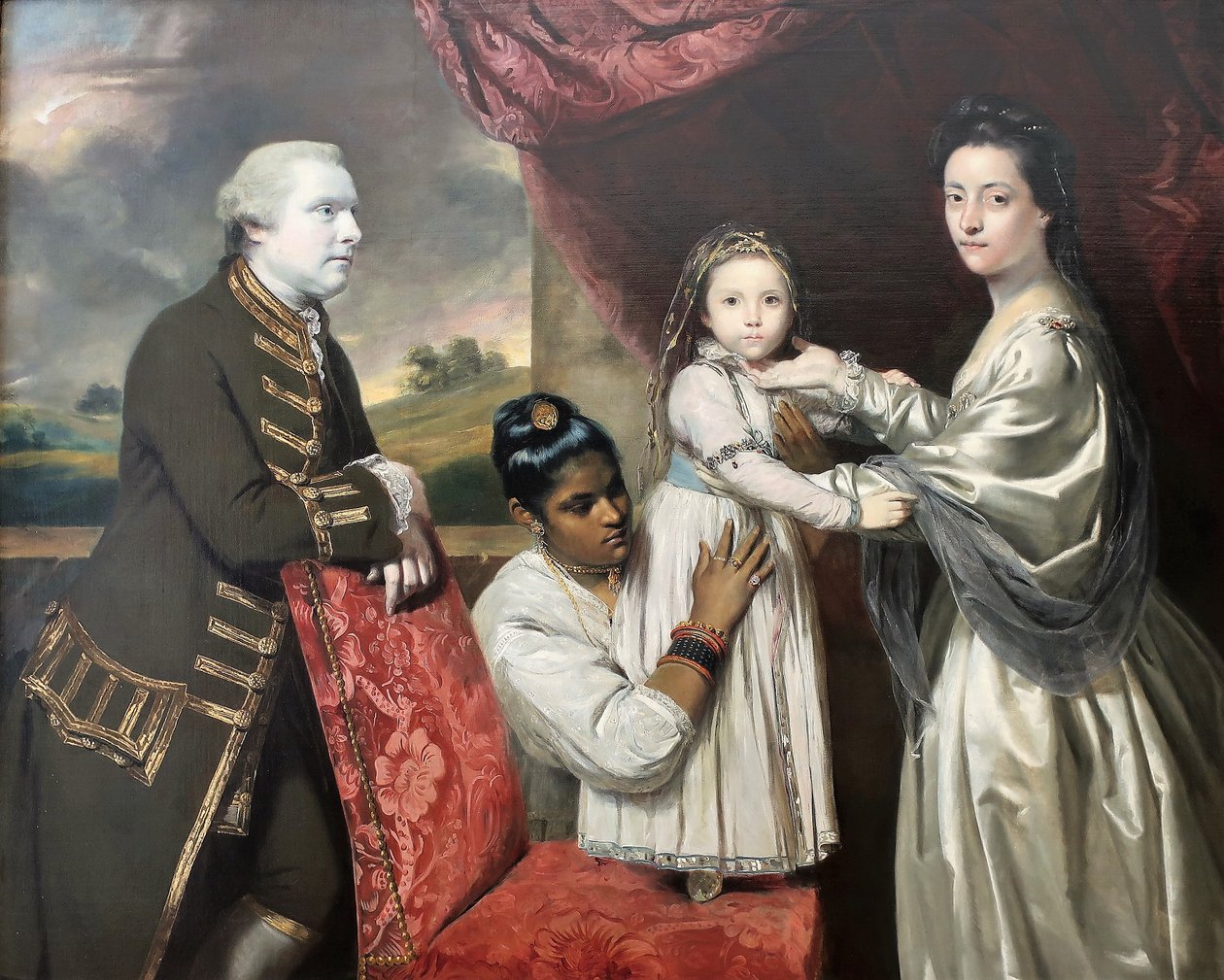 1765 Reynolds Hancock-familien af Joshua Reynolds