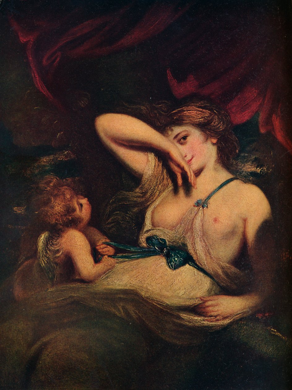 A Nymph and Cupid: The Snake in the Grass, 1784, 1914 af Joshua Reynolds