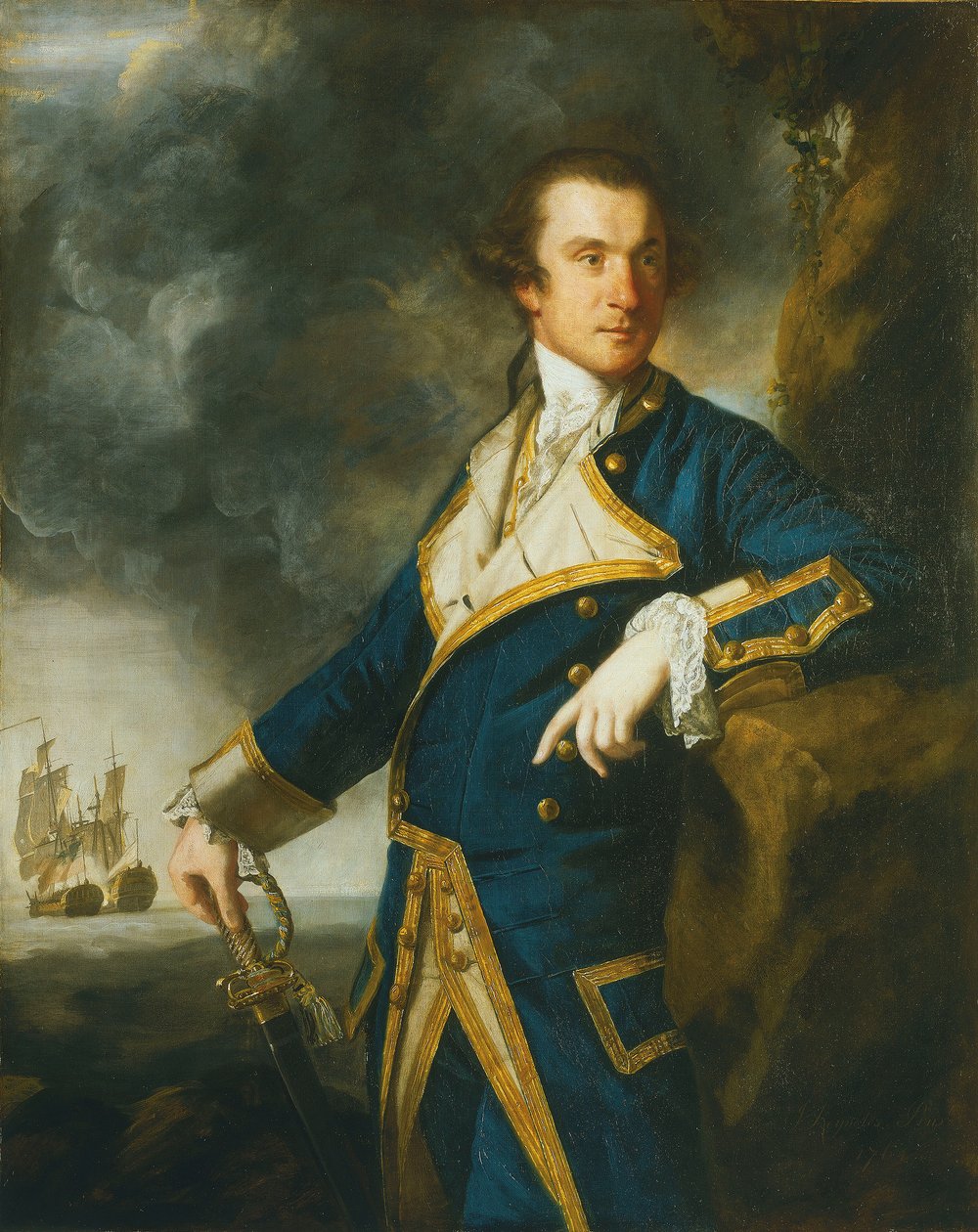 Admiral Alexander Hood af Joshua Reynolds