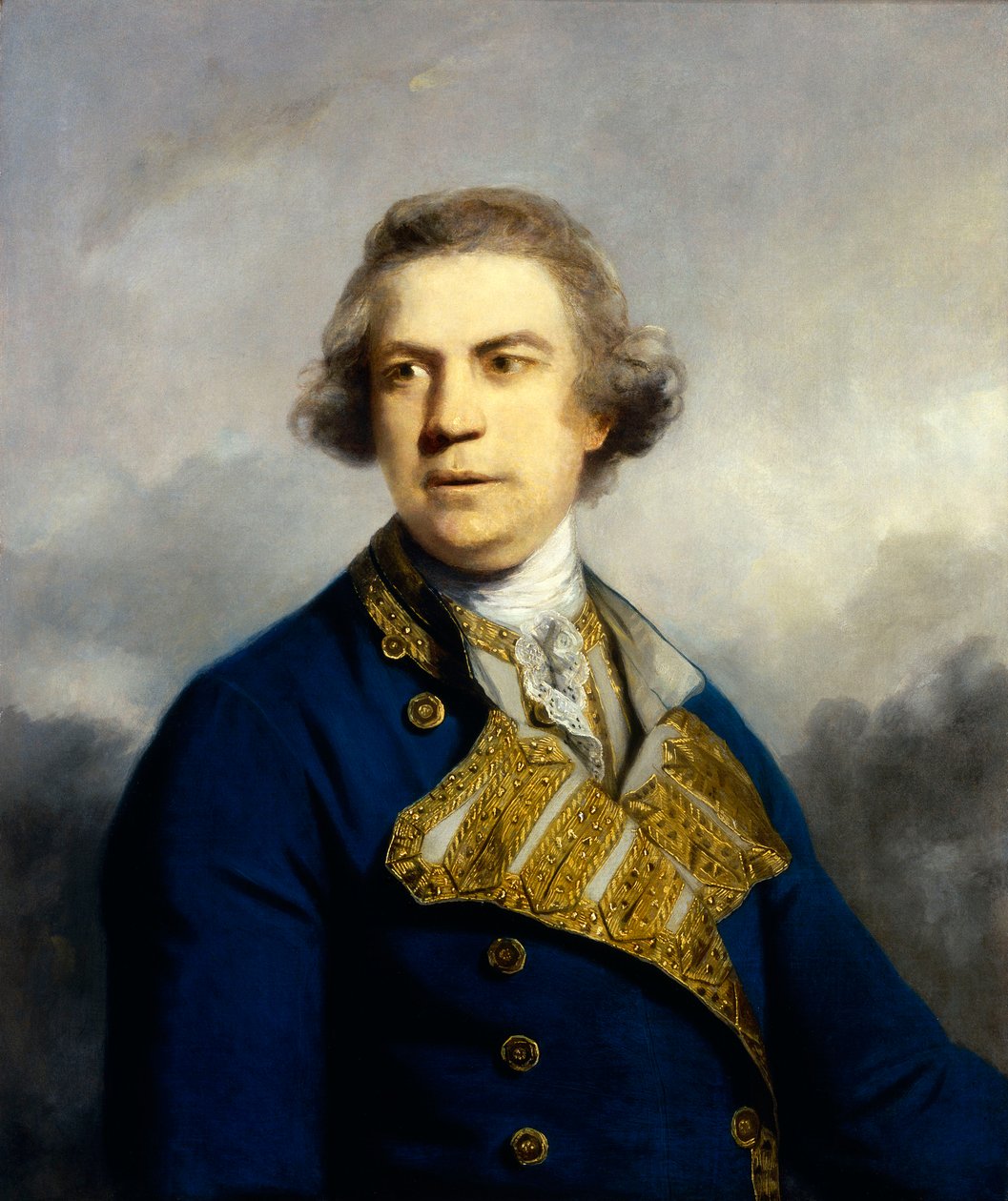 Admiral Augustus Keppel (1725-1786) af Joshua Reynolds