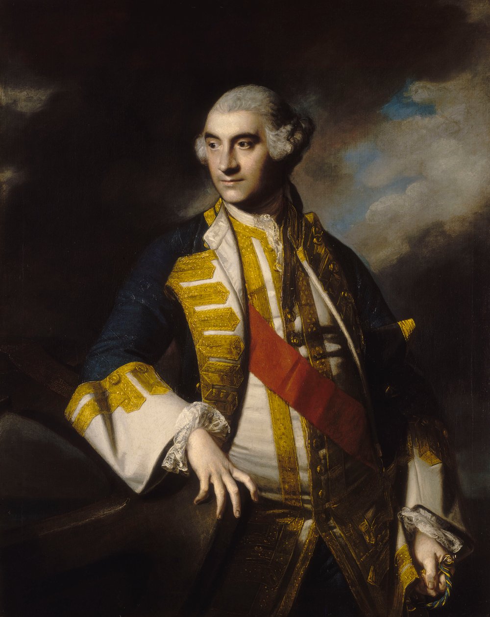 Admiral Sir Charles Saunders (1713-1775), ca. 1765 (olie på lærred) af Joshua Reynolds