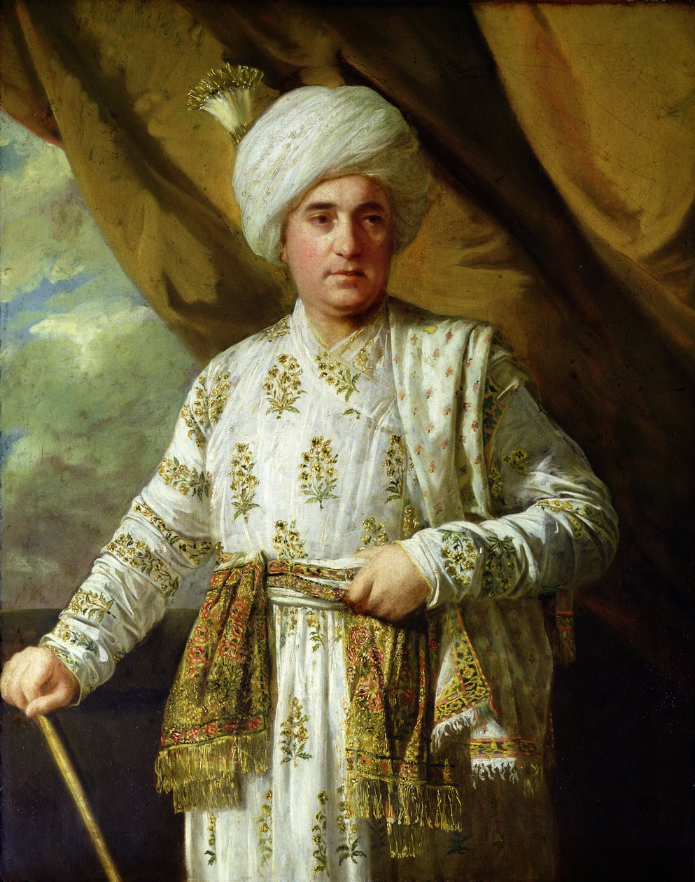 Kaptajn John Foote fra Det Ærede Ostindiske Kompagni af Joshua Reynolds