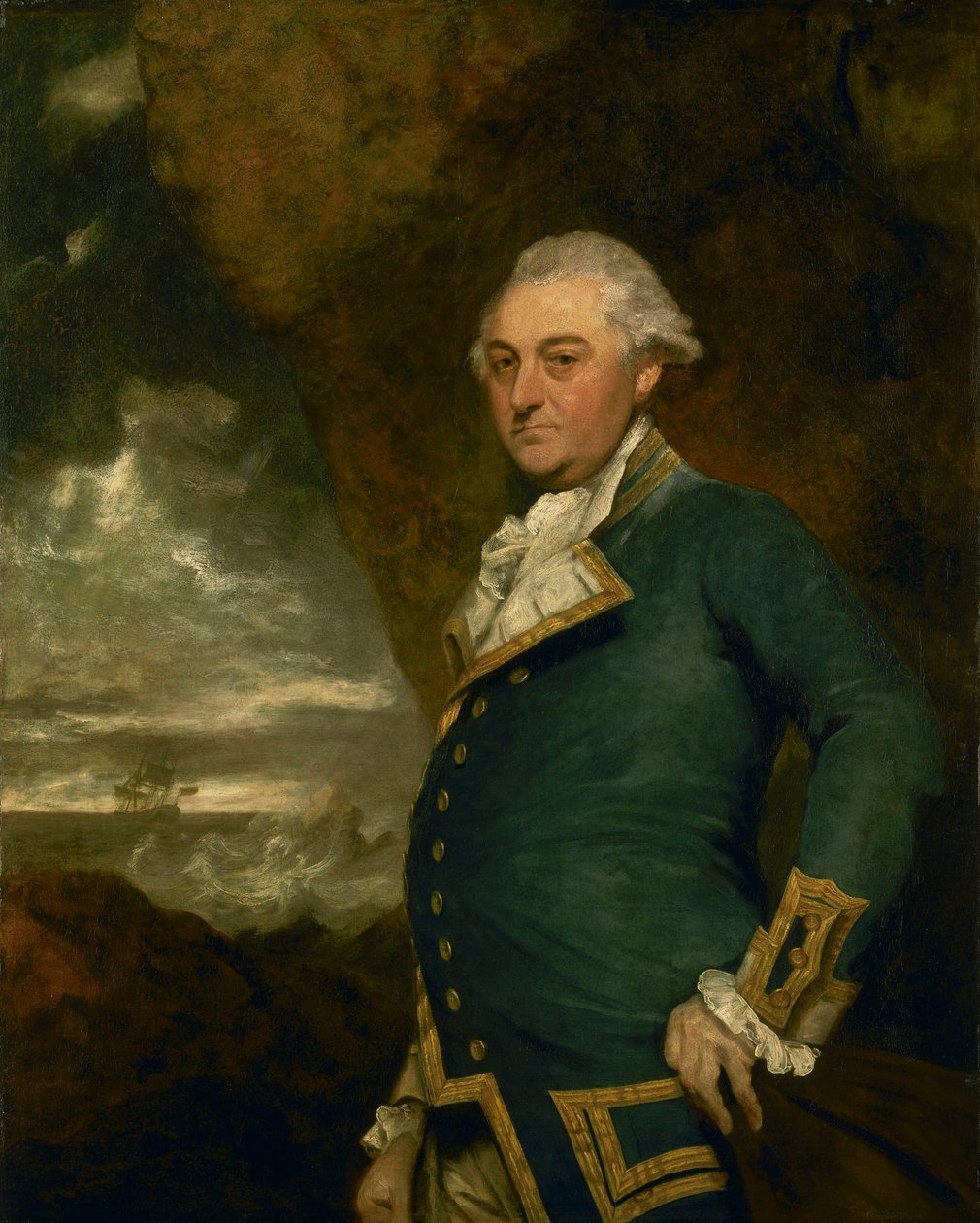 Kaptajn John Gell (1740-1805) af Joshua Reynolds