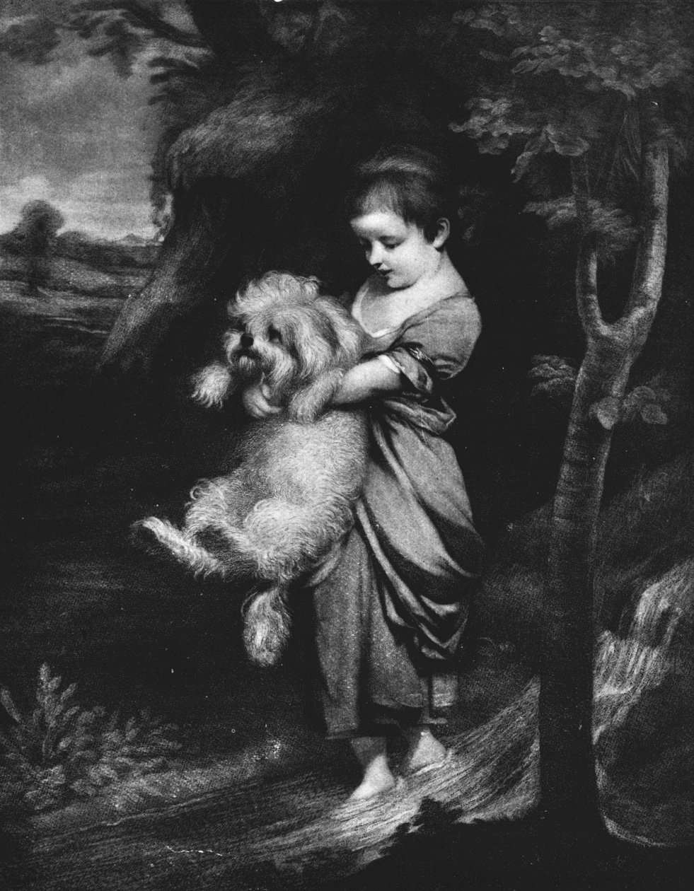 Crossing The Brook, c1767, 1911 af Joshua Reynolds
