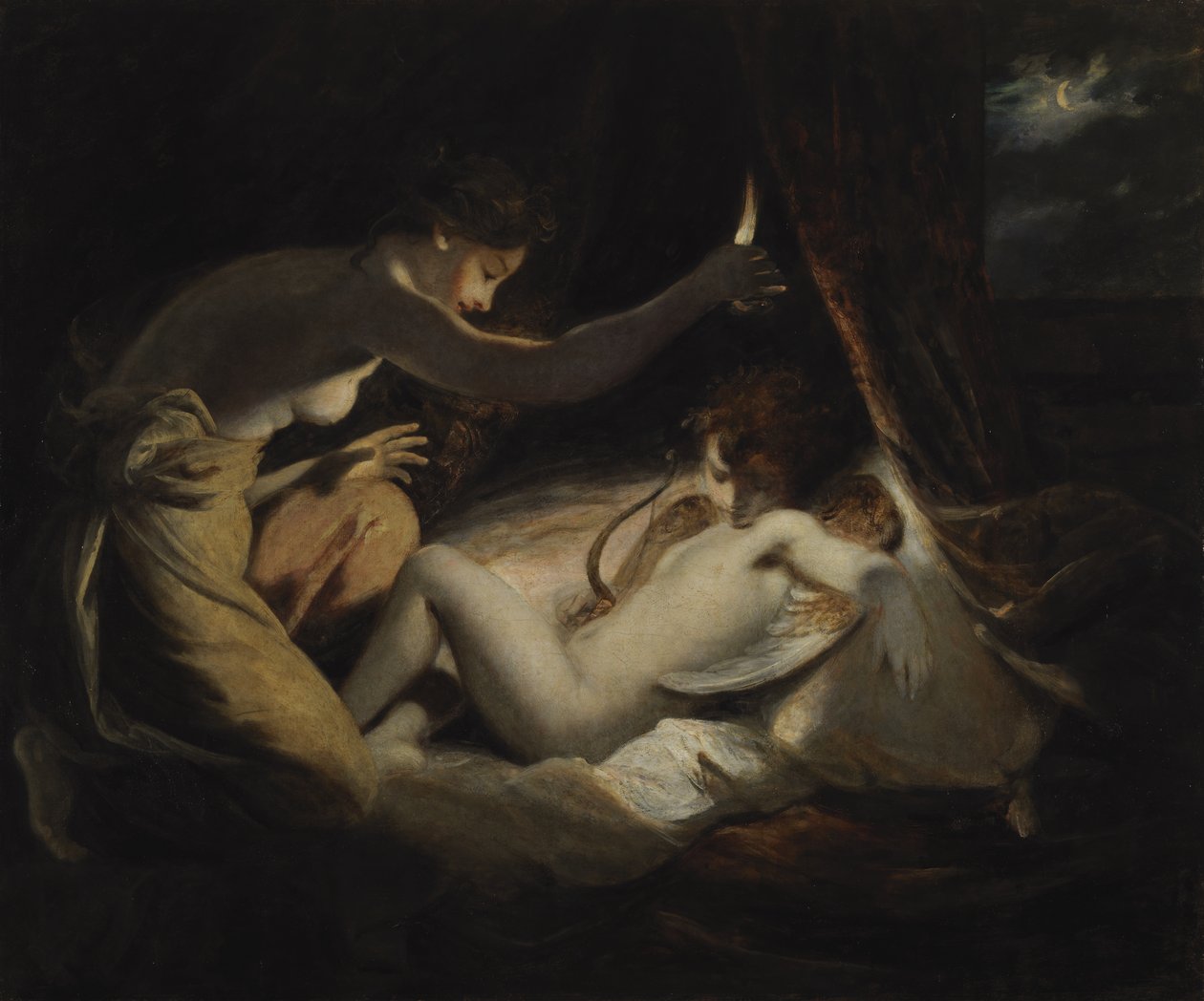 Amor og Psyke, ca. 1789 af Joshua Reynolds