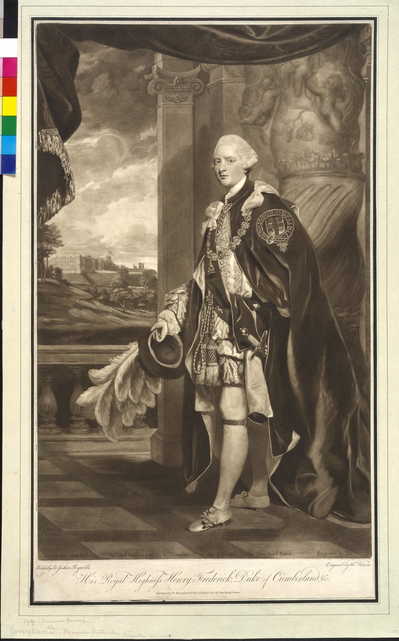 Hertug af Cumberland og Strathearn Henry Frederick af Joshua Reynolds
