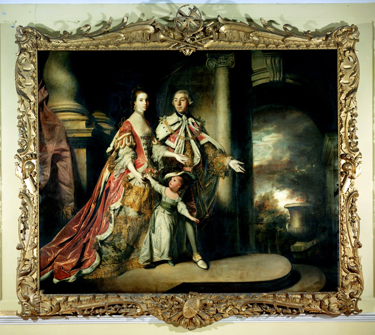 Jarl og grevinde af Mexborough med deres søn Lord Pollington af Joshua Reynolds