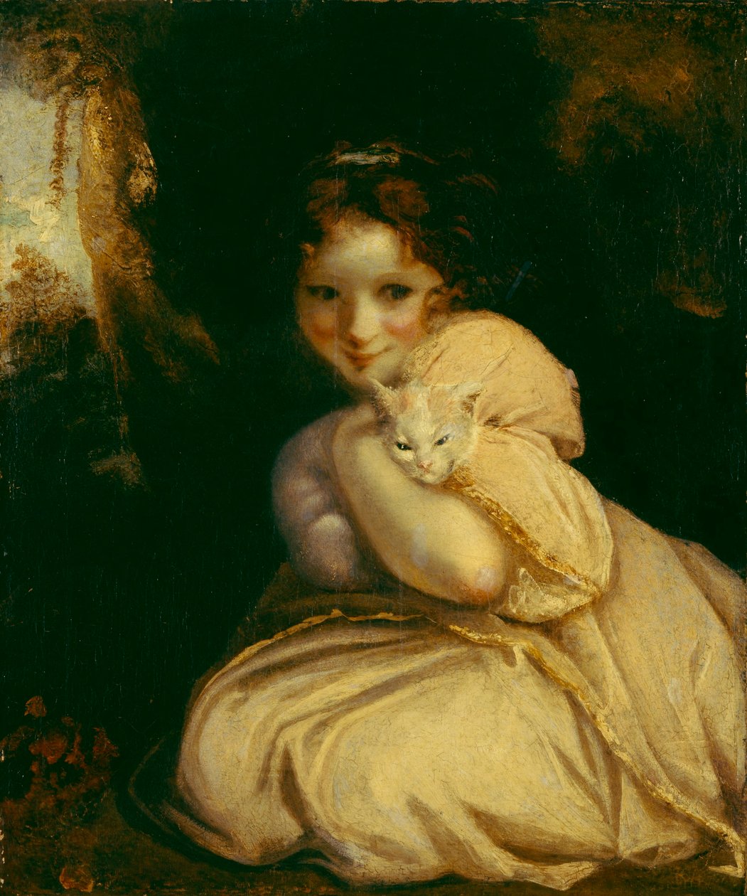 Felina med en killing af Joshua Reynolds