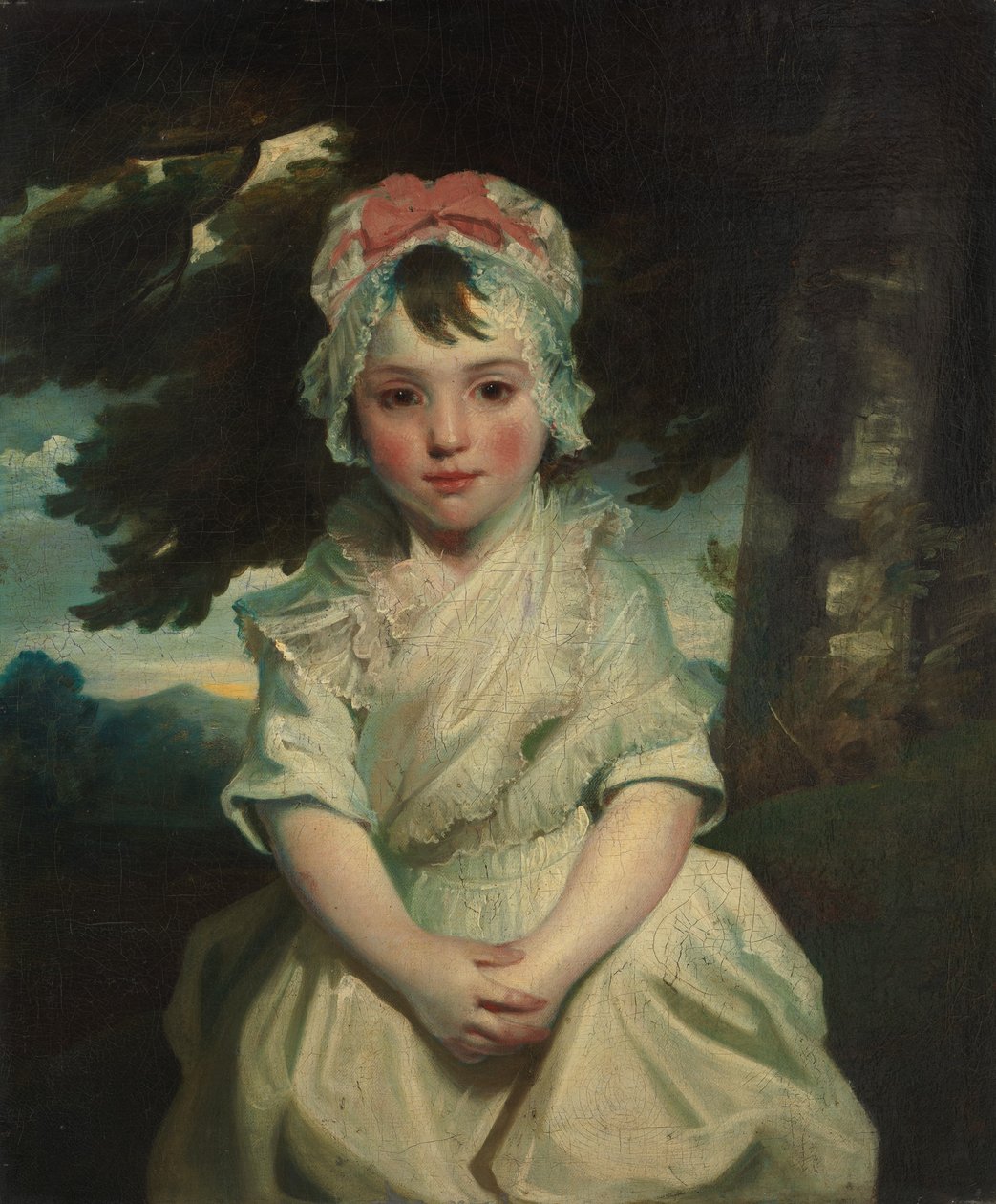 Georgiana Augusta Frederica Elliott 1782-1813, senere Lady Charles Bentinck, 1784. af Joshua Reynolds