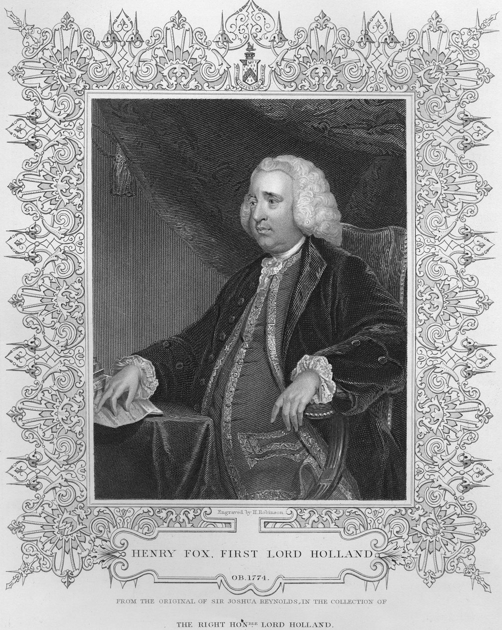 Henry Fox, 1. Baron Holland af Joshua Reynolds