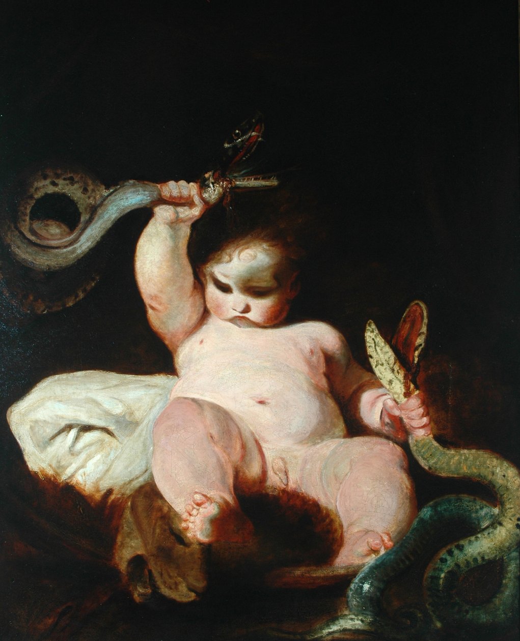Herkules spædbarn af Joshua Reynolds