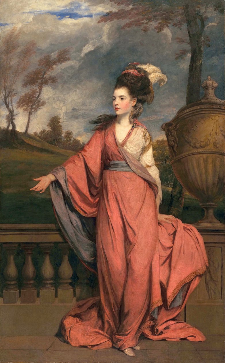 Jane Fleming, senere grevinde af Harrington, ca. 1778-79 af Joshua Reynolds