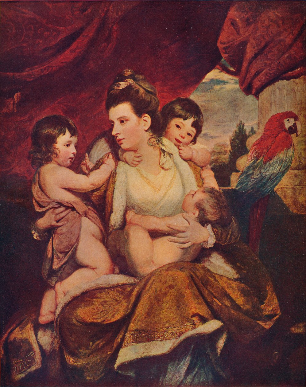 Lady Cockburn og hendes tre ældste sønner, 1773, 1907 af Joshua Reynolds