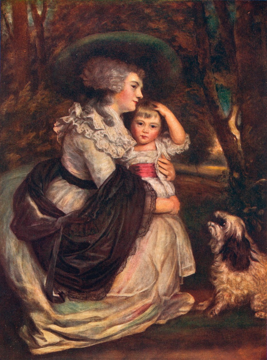Lavinia, grevinde Spencer 1762-1831, og John Charles Spencer, Viscount Althorp 17821845, 1906 af Joshua Reynolds