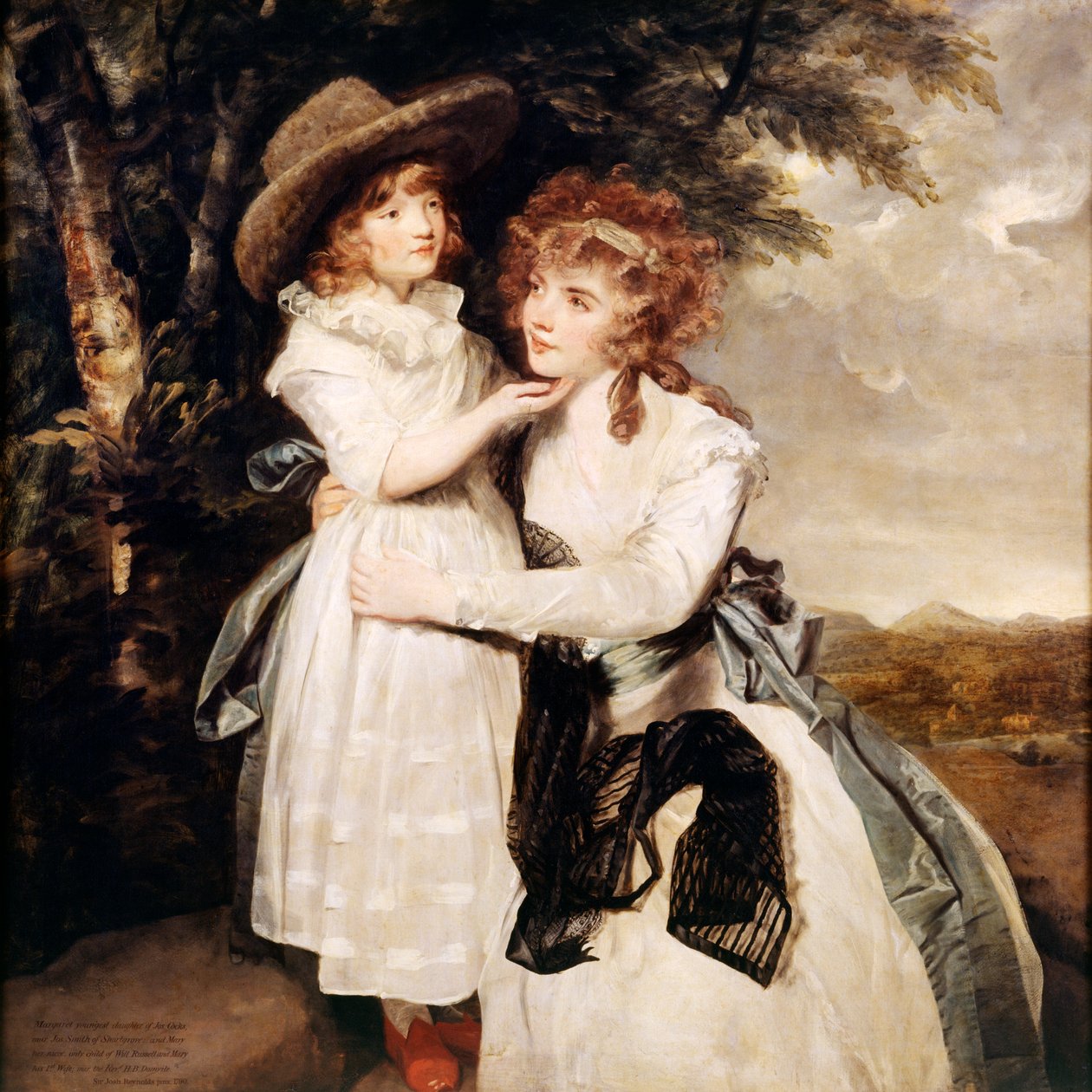 Miss Cocks og hendes niece af Joshua Reynolds