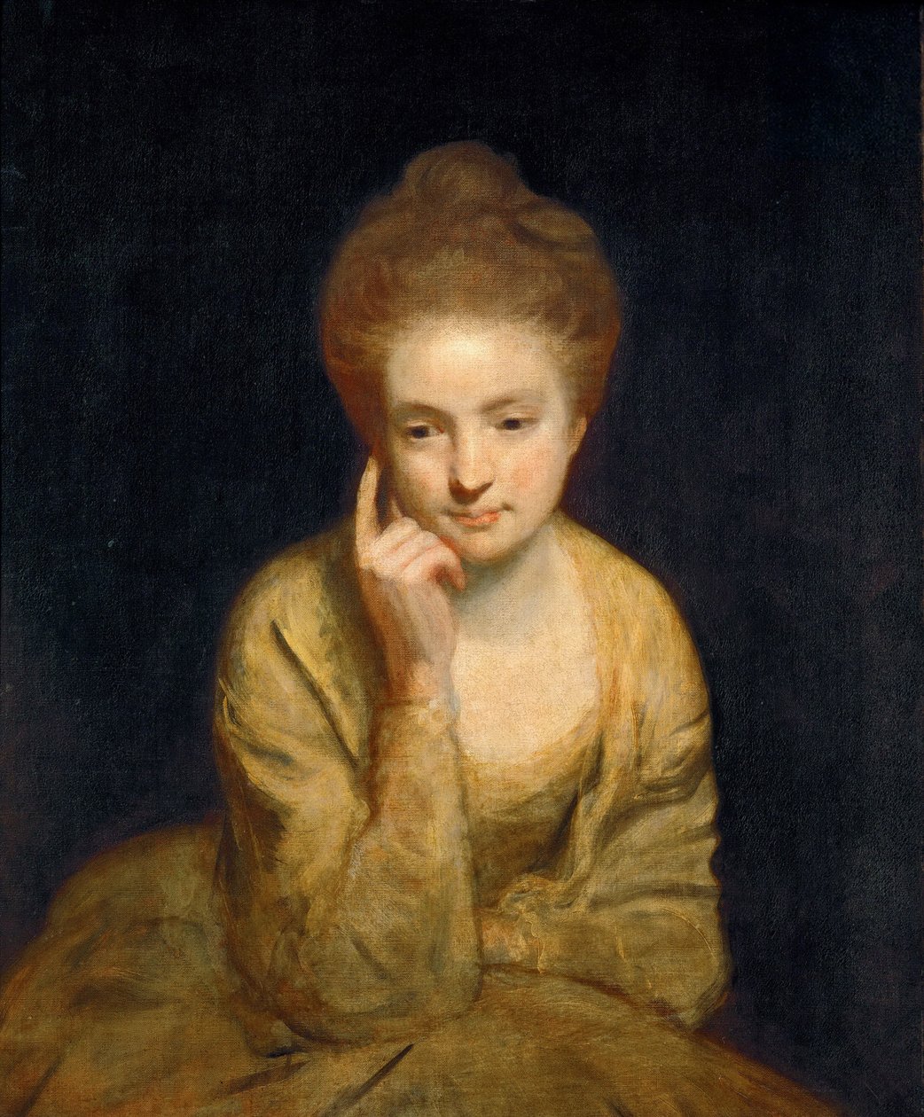 Neoclassicism: Portrait Study of a Young Lady af Reynolds, Sir Joshua (1732-1792) af Joshua Reynolds