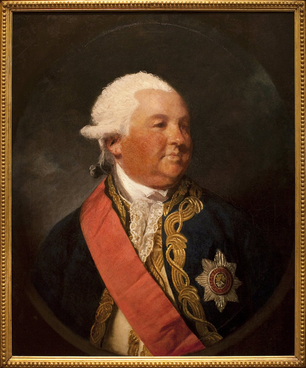 Portræt af admiral Sir Edward Hughes (ca. 1720-1794). Maleri af Joshua Reynolds (1723-1792), olie på lærred, engelsk kunst af Joshua Reynolds