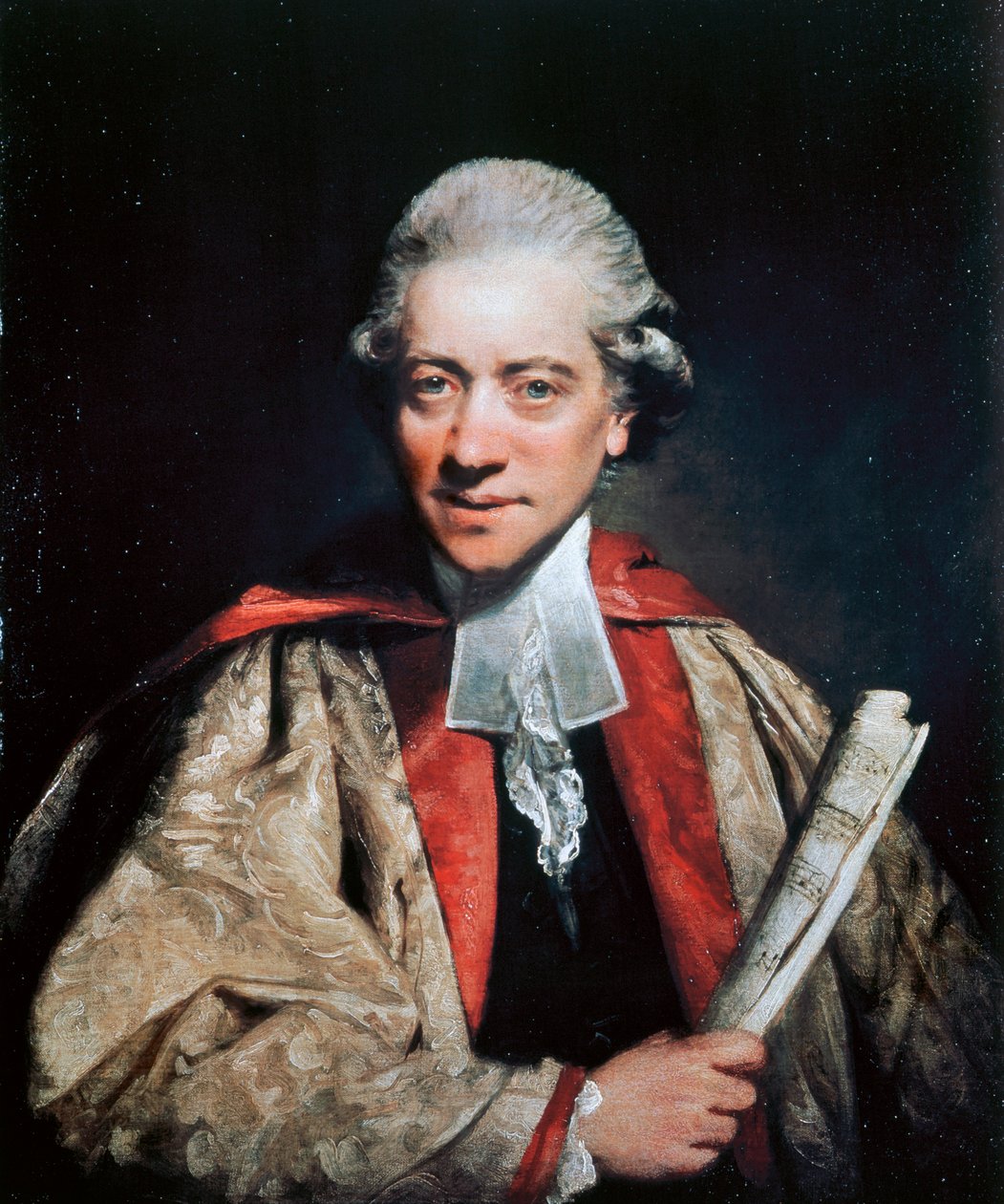 Portræt af Charles Burney (1726-1814), komponist, organist og musikhistoriker af Joshua Reynolds