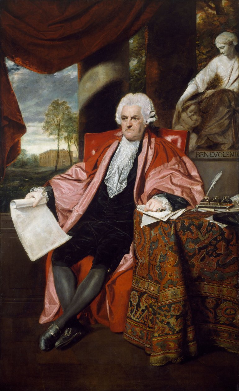 Portræt af Dr. John Ash af Joshua Reynolds