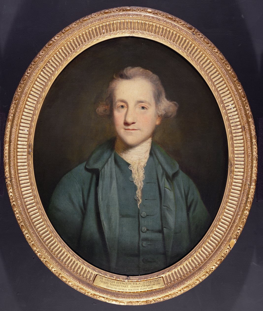 Portræt af Henry Vansittart, guvernør i Bengalen, ca.1751-54 af Joshua Reynolds